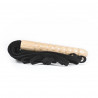 Kožené důtky s přírodní dildo rukojetí