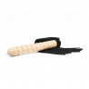 Kožené důtky s přírodní dildo rukojetí