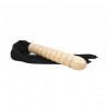 Kožené důtky s přírodní dildo rukojetí