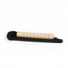 Kožené důtky s přírodní dildo rukojetí